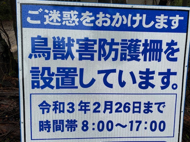 ご迷惑をおかけします