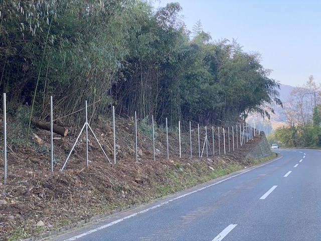 支柱建込状況