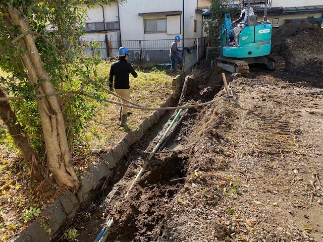 伐根・壁撤去しました